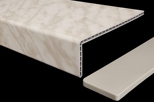 Renovační PVC parapety  - Mramor