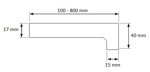 Technický nákres_dřevotřískové parapety Exclusiv.